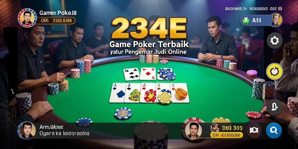 Gameplay seru di 234E dengan pengalaman poker mendebarkan.