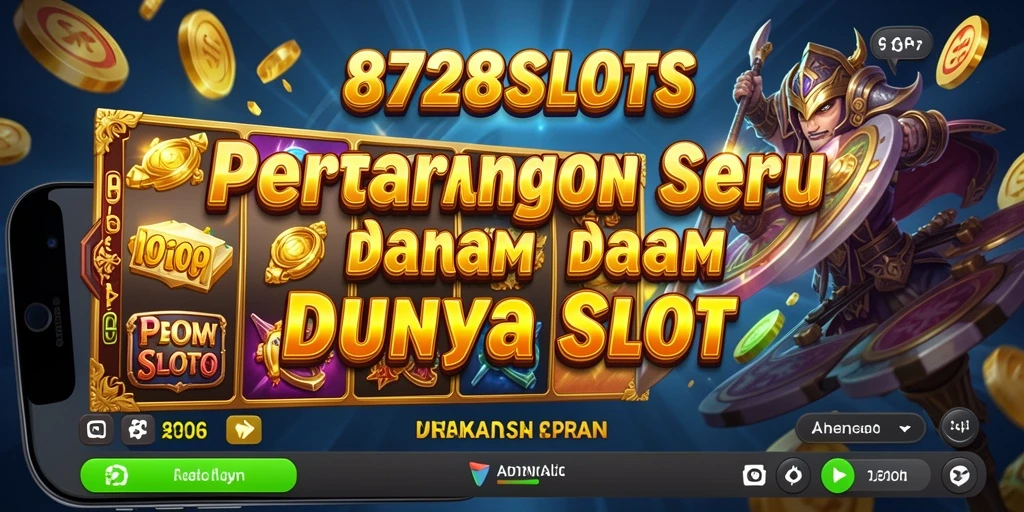 Tampilan gameplay seru dan mendebarkan di 8728SLOTS.