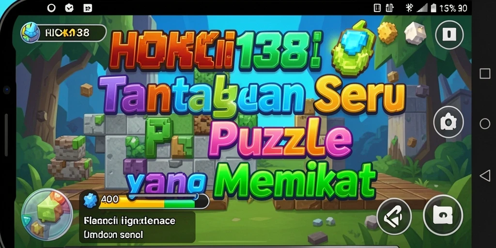 Screenshot gameplay HOKI138 menunjukkan tantangan puzzle yang seru dan menarik.