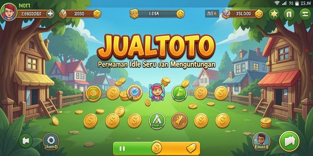 Screenshot JUALTOTO menampilkan gameplay yang menarik dan interaktif.