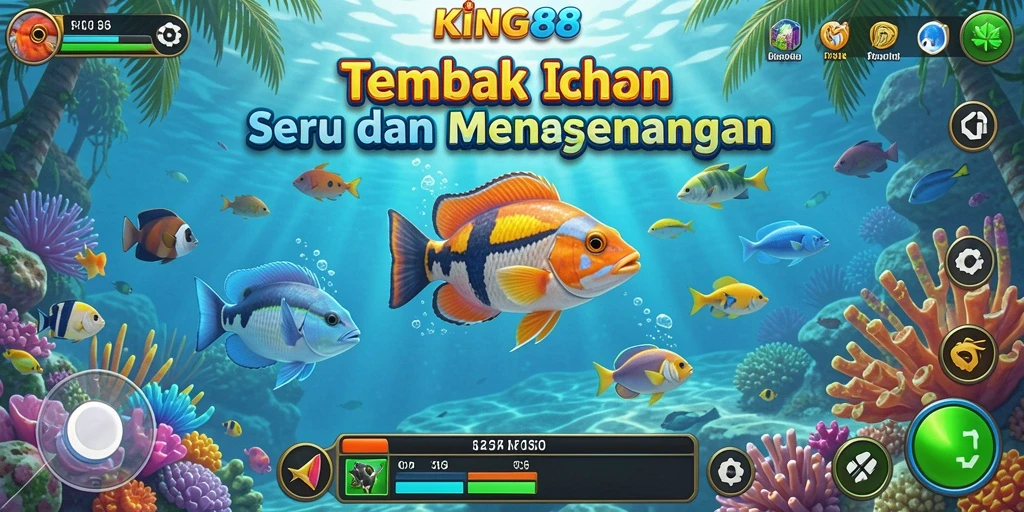 Tampilan gameplay seru dalam KING88 Tembak Ikan.