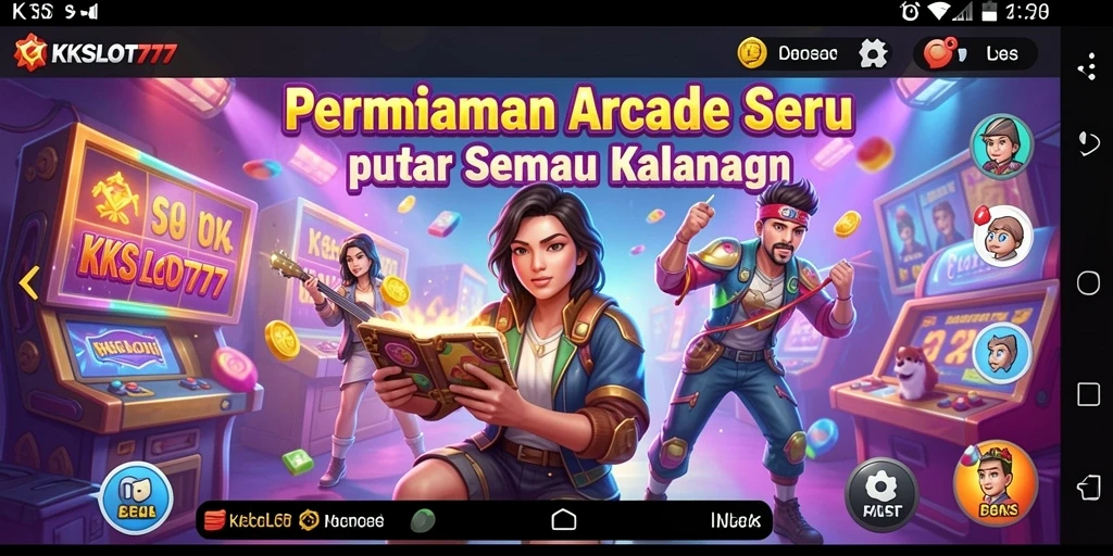 Menampilkan gameplay seru KKSLOT777 dengan grafis menawan.