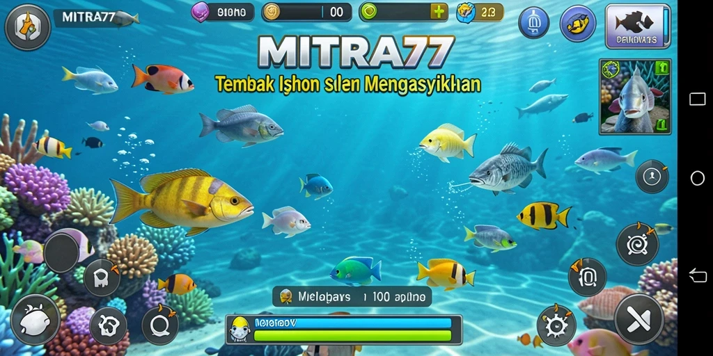 Screenshot gameplay MITRA77 yang menarik dan dinamis.