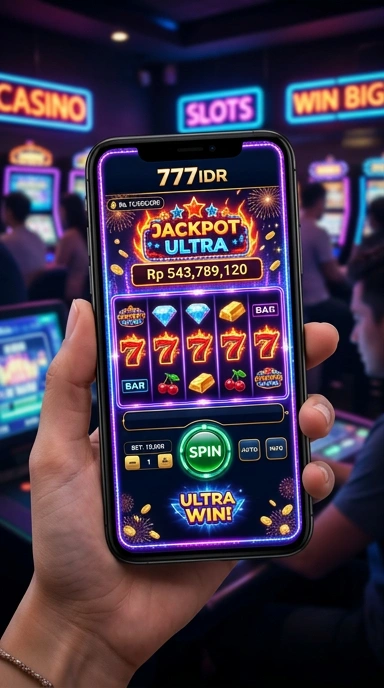 Tampilan antarmuka pengguna 777idr yang intuitif.